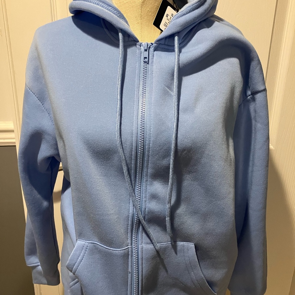 Carbon Sky Blue Fleece Jacket
